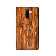 Wooden Texture Mobile Back Case for Galaxy J8   (Design - 376)