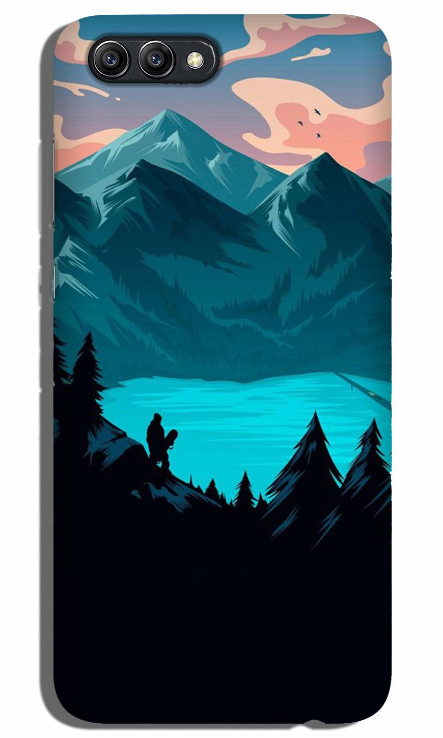 Mountains Case for Realme C1 (Design - 186)