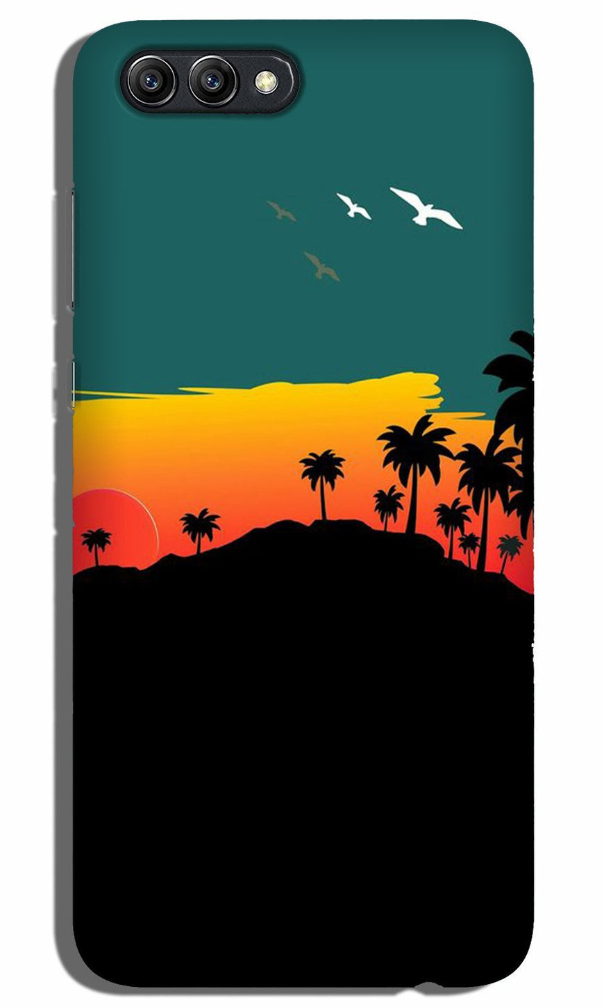 Sky Trees Case for Realme C1 (Design - 191)