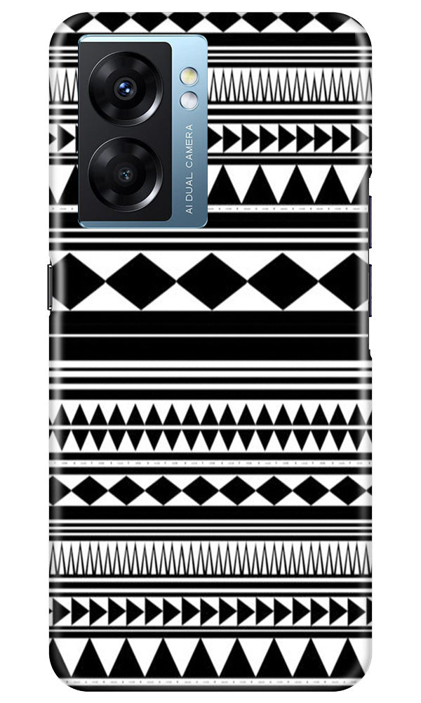 Black white Pattern Case for Oppo K10 5G
