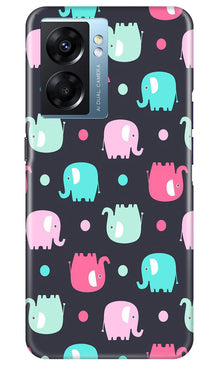 Elephant Baground Mobile Back Case for Oppo K10 5G (Design - 44)