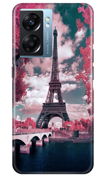 Eiffel Tower Mobile Back Case for Oppo K10 5G  (Design - 101)