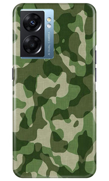 Army Camouflage Mobile Back Case for Oppo K10 5G  (Design - 106)