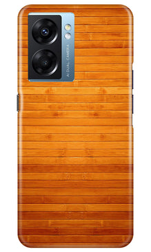 Wooden Look Mobile Back Case for Oppo K10 5G  (Design - 111)