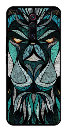 Lion Pattern Metal Mobile Case for Xiaomi Redmi K20 Pro