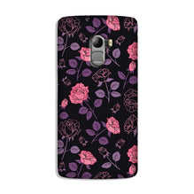 Rose Black Background Case for Lenovo K4 Note