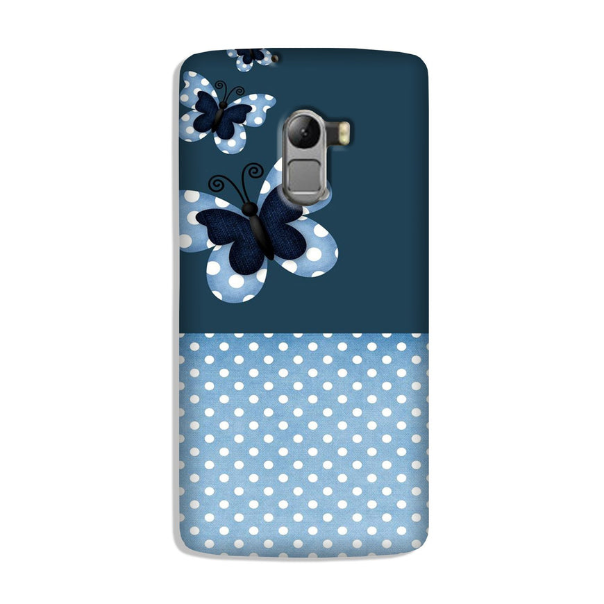 White dots Butterfly Case for Lenovo K4 Note