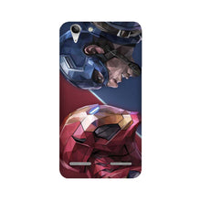 Ironman Captain America Mobile Back Case for Lenovo K5 / K5 Plus (Design - 245)