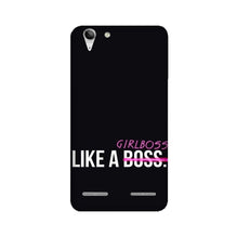 Like a Girl Boss Mobile Back Case for Lenovo K5 / K5 Plus (Design - 265)