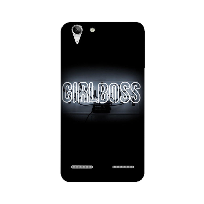 Girl Boss Black Case for Lenovo K5 / K5 Plus (Design No. 268)