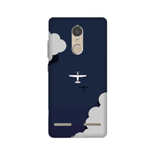 Clouds Plane Mobile Back Case for Lenovo K6 / K6 Power (Design - 196)