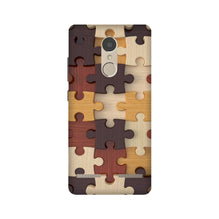 Puzzle Pattern Mobile Back Case for Lenovo K6 / K6 Power (Design - 217)