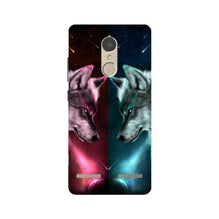 Wolf fight Mobile Back Case for Lenovo K6 / K6 Power (Design - 221)