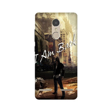 I am Back Mobile Back Case for Lenovo K6 / K6 Power (Design - 296)