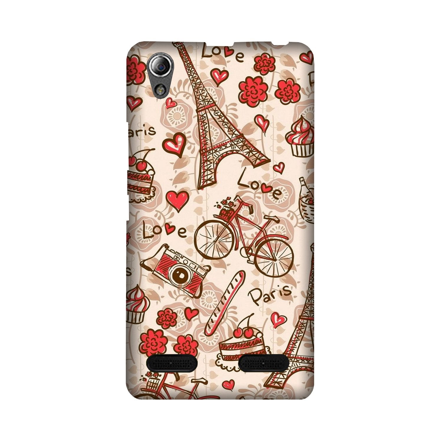 Love Paris Case for Lenovo A6000  (Design - 103)