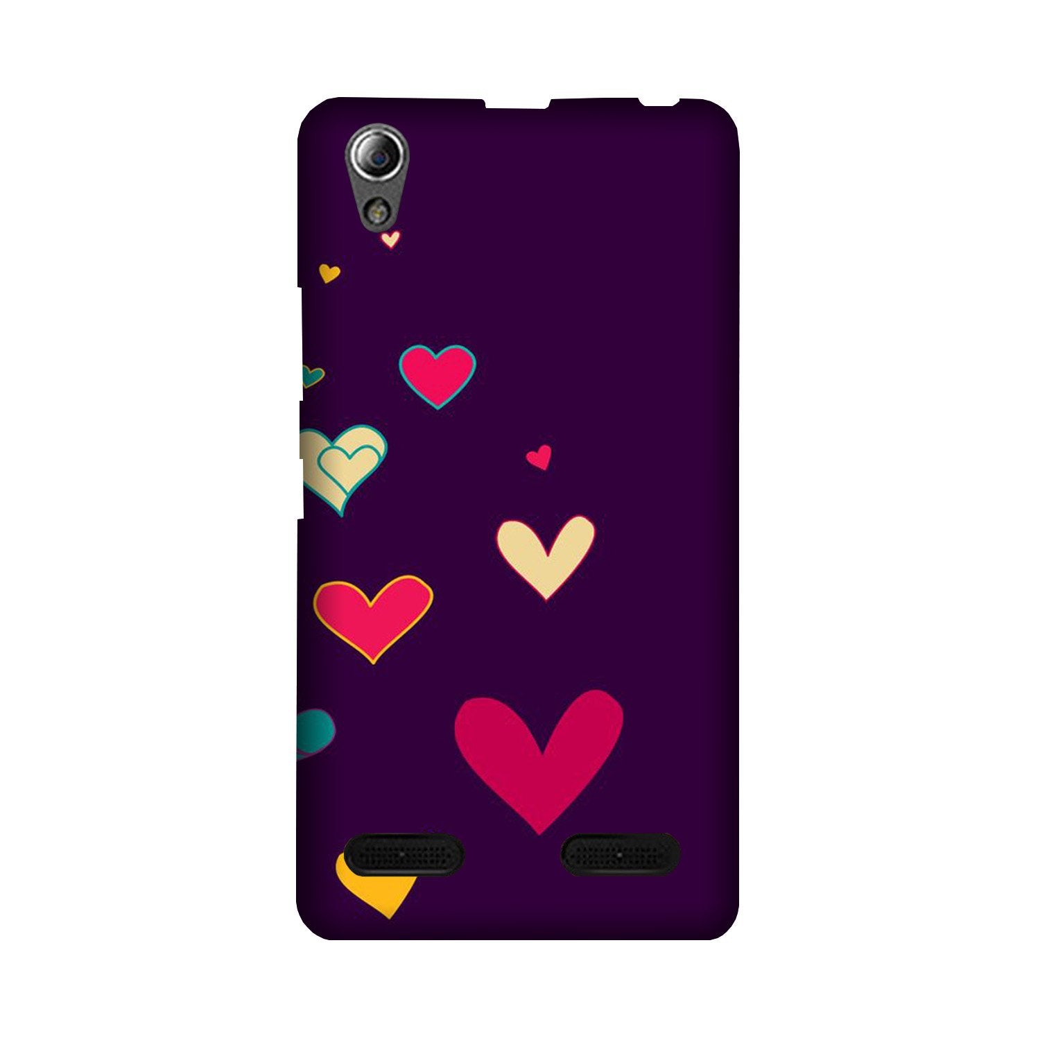 Purple Background Case for Lenovo A6000  (Design - 107)