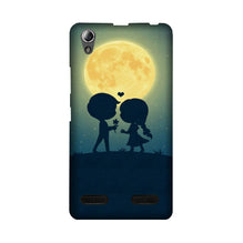 Love Couple Mobile Back Case for Lenovo A6000  (Design - 109)