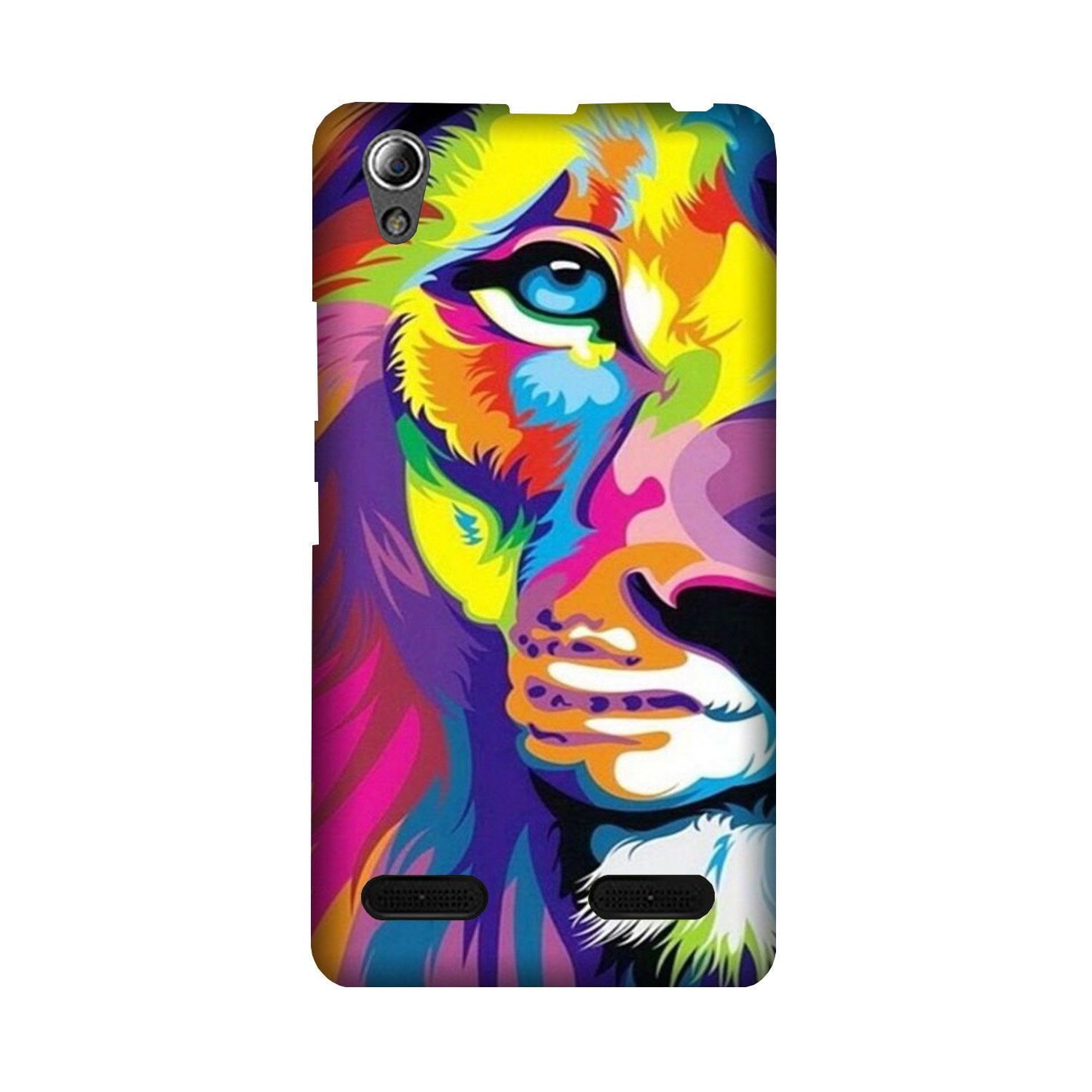 Colorful Lion Case for Lenovo A6000  (Design - 110)