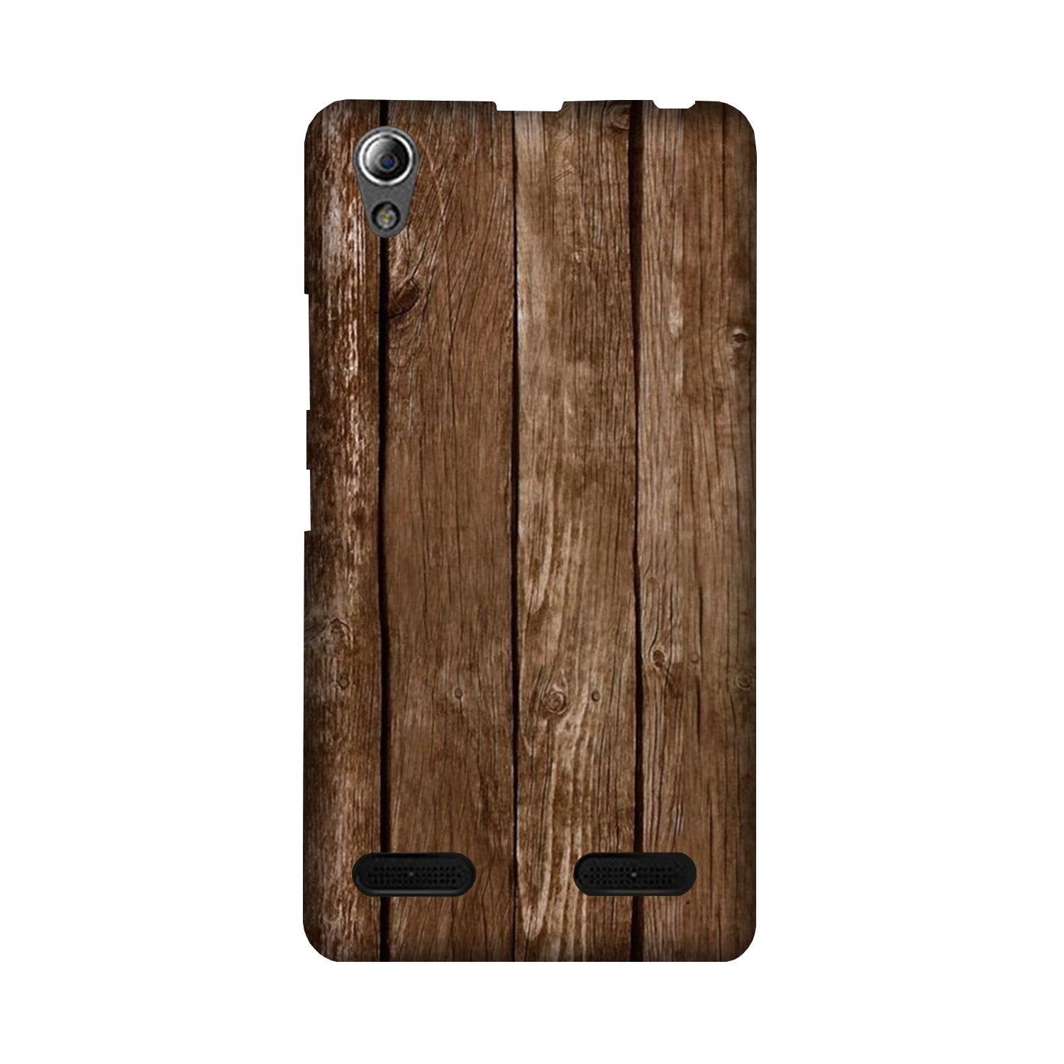 Wooden Look Case for Lenovo A6000  (Design - 112)