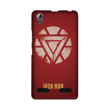 Iron Man Superhero Mobile Back Case for Lenovo A6000  (Design - 115)