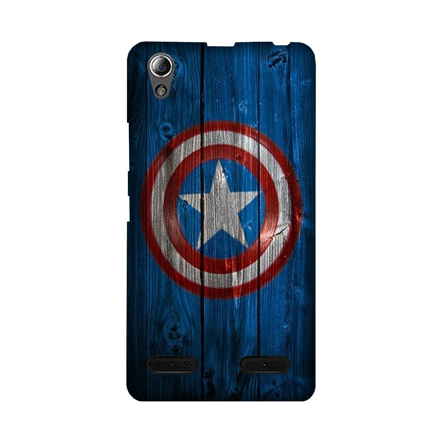 Captain America Superhero Case for Lenovo A6000  (Design - 118)