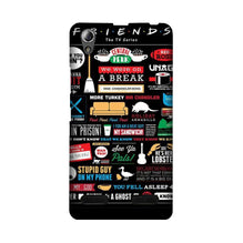 Friends Mobile Back Case for Lenovo A6000  (Design - 145)