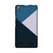 Blue Shades Mobile Back Case for Lenovo A6000 (Design - 188)