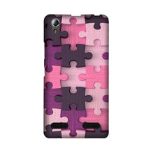 Puzzle Mobile Back Case for Lenovo A6000 (Design - 199)