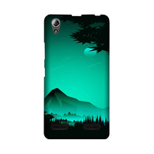 Moon Mountain Mobile Back Case for Lenovo A6000 (Design - 204)