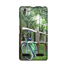 Bicycle Mobile Back Case for Lenovo A6000 (Design - 208)