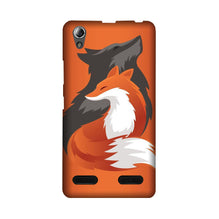 Wolf  Mobile Back Case for Lenovo A6000 (Design - 224)