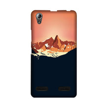 Mountains Mobile Back Case for Lenovo A6000 (Design - 227)