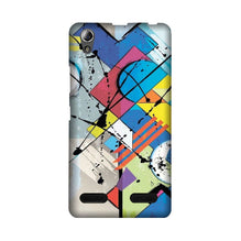 Modern Art Mobile Back Case for Lenovo A6000 (Design - 235)