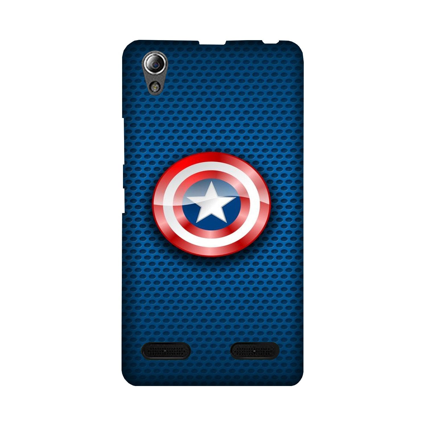 Captain America Shield Case for Lenovo A6000 (Design No. 253)