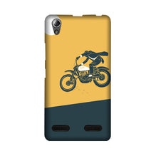 Bike Lovers Mobile Back Case for Lenovo A6000 (Design - 256)