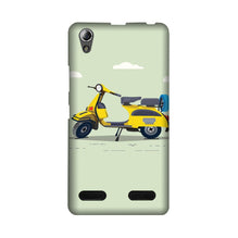 Vintage Scooter Mobile Back Case for Lenovo A6000 (Design - 260)