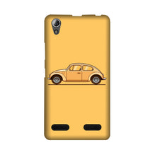 Vintage Car Mobile Back Case for Lenovo A6000 (Design - 262)