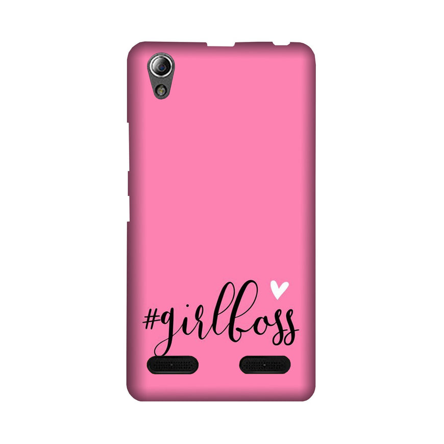 Girl Boss Pink Case for Lenovo A6000 (Design No. 269)