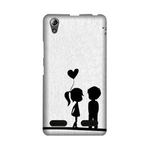 Cute Kid Couple Mobile Back Case for Lenovo A6000 (Design - 283)