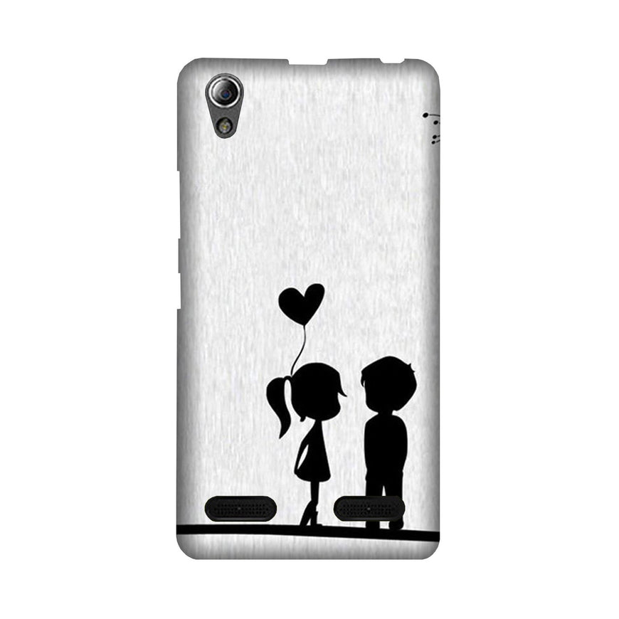 Cute Kid Couple Case for Lenovo A6000 (Design No. 283)