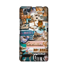 Vintage Design Mobile Back Case for Lenovo A6000 (Design - 284)