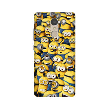 Minions Mobile Back Case for Lenovo K6 Note  (Design - 126)