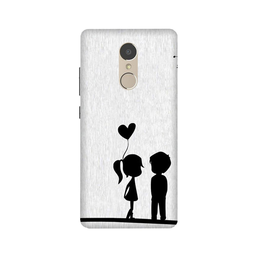 Cute Kid Couple Case for Lenovo K6 Note (Design No. 283)