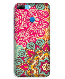 Rangoli art Mobile Back Case for Lenovo K9 / K9 Plus (Design - 6)