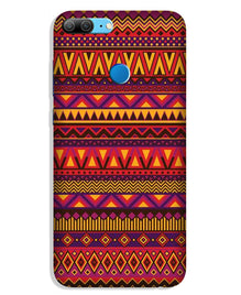 Zigzag line pattern2 Mobile Back Case for Lenovo K9 / K9 Plus (Design - 10)