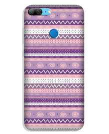 Zigzag line pattern3 Mobile Back Case for Lenovo K9 / K9 Plus (Design - 11)