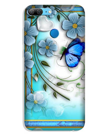 Blue Butterfly Mobile Back Case for Lenovo K9 / K9 Plus (Design - 21)