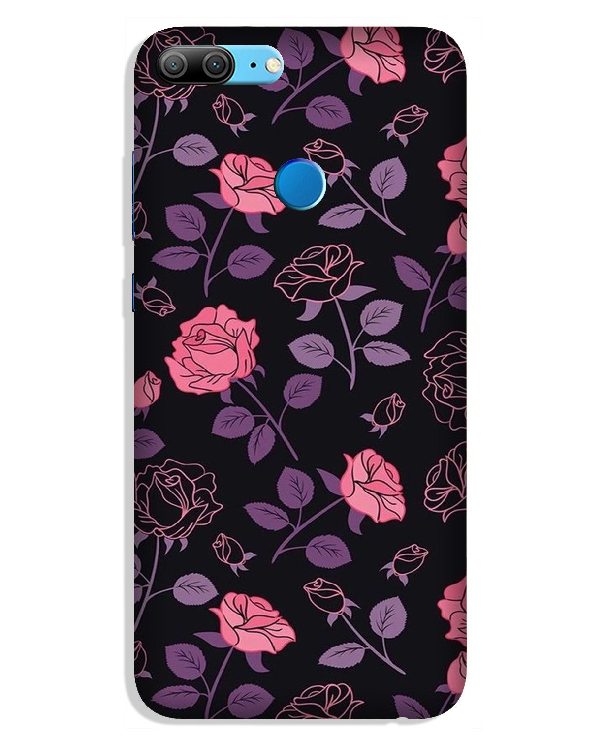 Rose Black Background Case for Lenovo K9 / K9 Plus