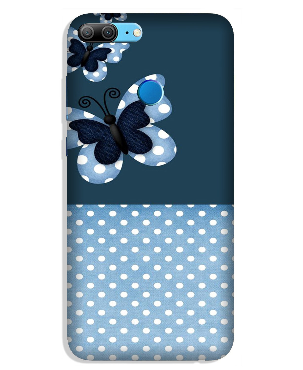 White dots Butterfly Case for Lenovo K9 / K9 Plus