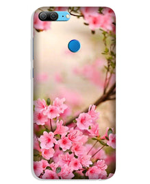 Pink flowers Mobile Back Case for Lenovo K9 / K9 Plus (Design - 69)